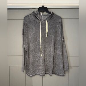 Z Supply Charcoal Hooded Women’s Sweater